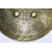 Shield Steel Flower Hand Engraved Armor Battle Dhal Brass Polish Handmade A877